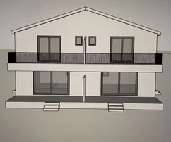 Haus im Bau, 100 Meter zum Meer