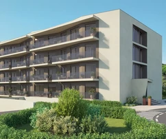 Istria, Poreč - dvojizbový byt na prízemí moderného nového objektu s rozlohou 83 m²