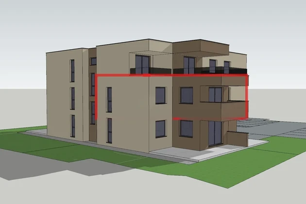 Vodice - Két hálószobás lakás S5, 1. emelet, 2 parkolóhely