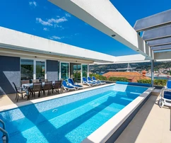 Dubrovník, vila s bazénem a panoramatickým výhledem