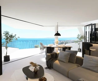 Okrug Gornji, penthouse de luxe avec terrasse sur le toit