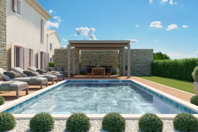 Villas de luxe avec piscine à vendre à Vižinada en Croatie