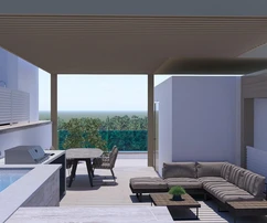 Penthouse with a pool for sale in the Šibenik area in Croatia