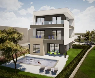 EXKLUZÍVNY APARTMÁN S VÝHĽADOM NA MORE, 50 M OD PLÁŽE!