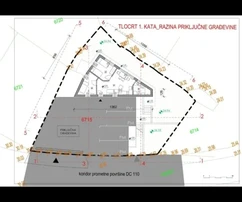 Építési telek tengerre néző kilátással - Preko, 383 m²