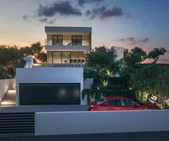 Jasenovo, exkluzív modern villa medencével, garázzsal és tágas kerttel