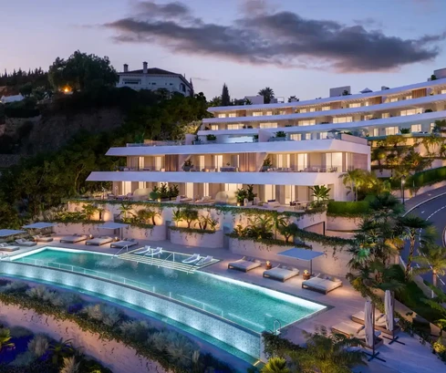 Luxusné apartmány a penthousy s výhľadom na more v Benahavíse