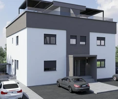 Zadar, Vir, Penthouse mit Dachpool 350 m vom Meer entfernt