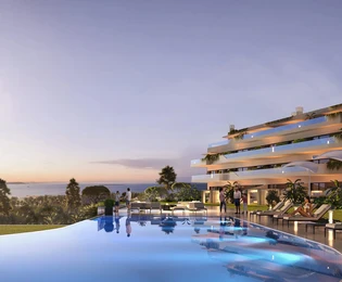 Nowe apartamenty na polu golfowym z widokiem na morze blisko plaży