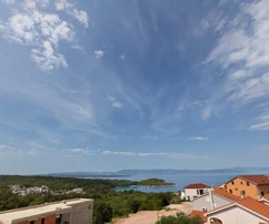 Duplex apartment with pool for sale in Omišalj in Croatia