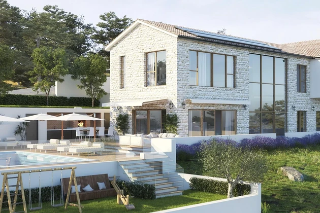 Podstrana, villa unica in posizione isolata, con vista aperta sul mare