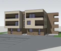 Vodice – přízemní byt se zahradou a 2 parkovacími místy, S1 – 81,69 m²