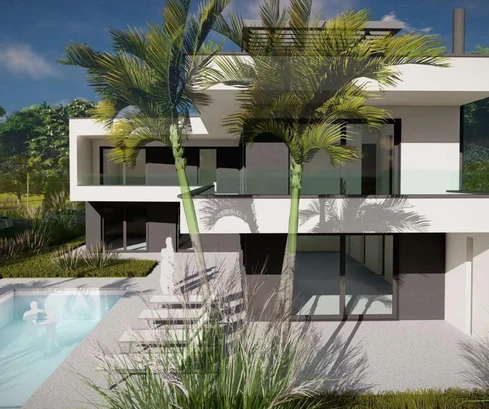 Villa moderna con piscina in vendita a Tar-Vabriga in Croazia