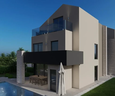 Modern villa for sale with sea views near Poreč in Croatia
