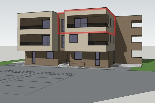 Vodice – Vorverkauf – Wohnung S11 mit Meerblick, 67,37 m², 2. Etage