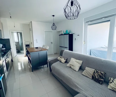 Moderne Wohnung (3 Zimmer), 56,09 m², Novalja, Terrasse, Meerblick