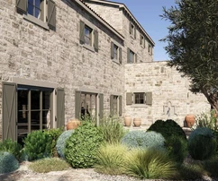 Kamenná vila k prodeji v klidné části Baratu v Chorvatsku