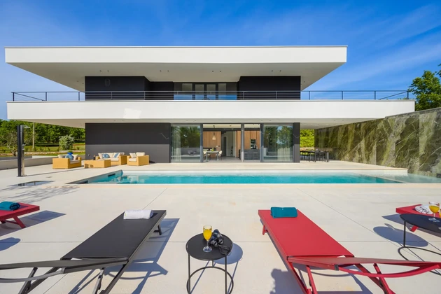Istrie, Grožnjan : Villa de luxe avec piscine