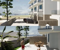 Apartamento en venta en Privlaka a solo 100 metros del mar en Croacia