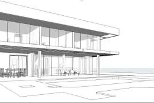Skitača, Istria: Działka budowlana z projektem willi