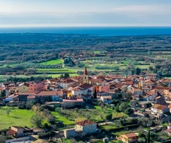 Istria, Brtonigla, exclusive modern villa with sea view and wellness oasis