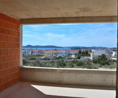 Vodice – S3-as apartman az 1. emeleten, panorámás tengeri kilátással