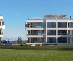 Pag, Povljana, attico con piscina e vista mare, 140 m²