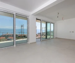 Île de Krk, Vrbnik, appartement moderne avec vue sur la mer, espace studio supplémentaire et jardin