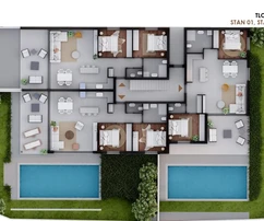 Privlaka Dalmacia - Appartamento S1 Nuova Costruzione - 70 m dal mare