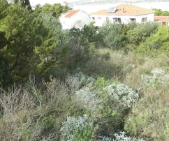 Ciovo, Arbanija, działka budowlana 485 m2, 100 m od morza, widok