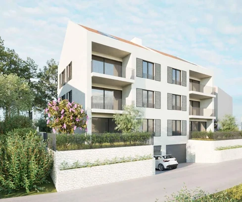Brač, Postira, Penthouse mit drei Schlafzimmern in einem neu gebauten Wohnkomplex