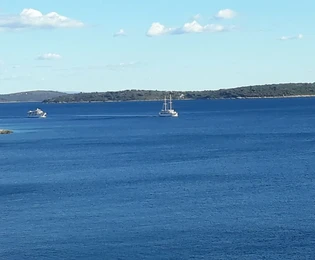 Marina, Vinišće, terreno edificabile 4590 m2, vista