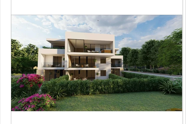 Istrie, Poreč: Moderní dům s výhledem na moře na prodej