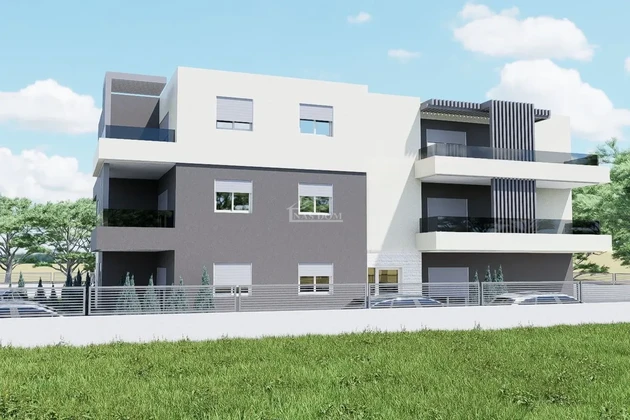 Vodice- Srima, apartamento de dos habitaciones 58.35 m2, 1er piso, obra nueva