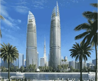 Stílusos stúdió Dubajban: modern Canal Heights 2 komplexum