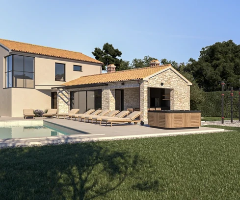 Istria, Baderna: Terreno edificabile per casa familiare