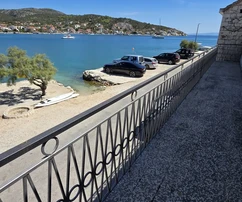 Marina, Vinišće, two stone houses 353 m², first row to the sea
