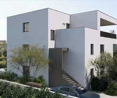 Trogir, 2 hálószobás lakás 58 m2, új építésű, tengerre néző kilátás.