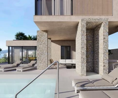 Modern villa with sea view for sale in Rogoznica in Croatia