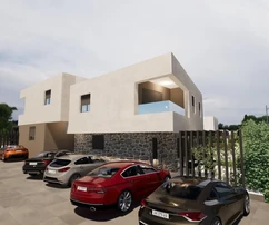 Vodice - prízemie, dvojizbový byt so záhradou