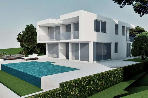 Moderní vila s bazénem na prodej v Okrugu v Chorvatsku