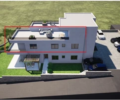 TRIBUNJ, SOVLJE – appartamento su due livelli con vista mare