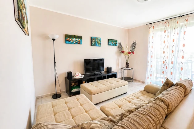 Malinska - két szobás apartman tengerre néző kilátással