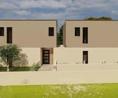 Istria, Zbandaj, dvojdom s bazénom