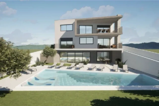 Istrie, Tar: Luxusní vila s wellness a bazénem