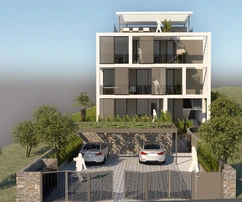 Primošten, NEW CONSTRUCTION, luxurious penthouse on the second floor with sea view, 119.12 m²