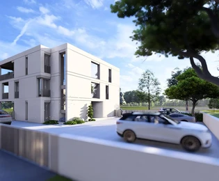 Istria, Novigrad, beautiful three-room apartment in an exclusive new building