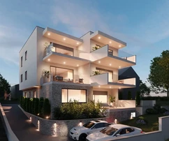 Rogoznica, Ražanj, dwupokojowe mieszkanie 63,52 m2, widok na morze, 160 m od morza