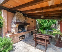 Schönes Haus mit Pool, Istrien, žminj