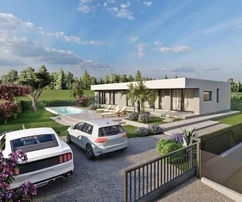 Casa di nuova costruzione con piscina, Istria, Labin